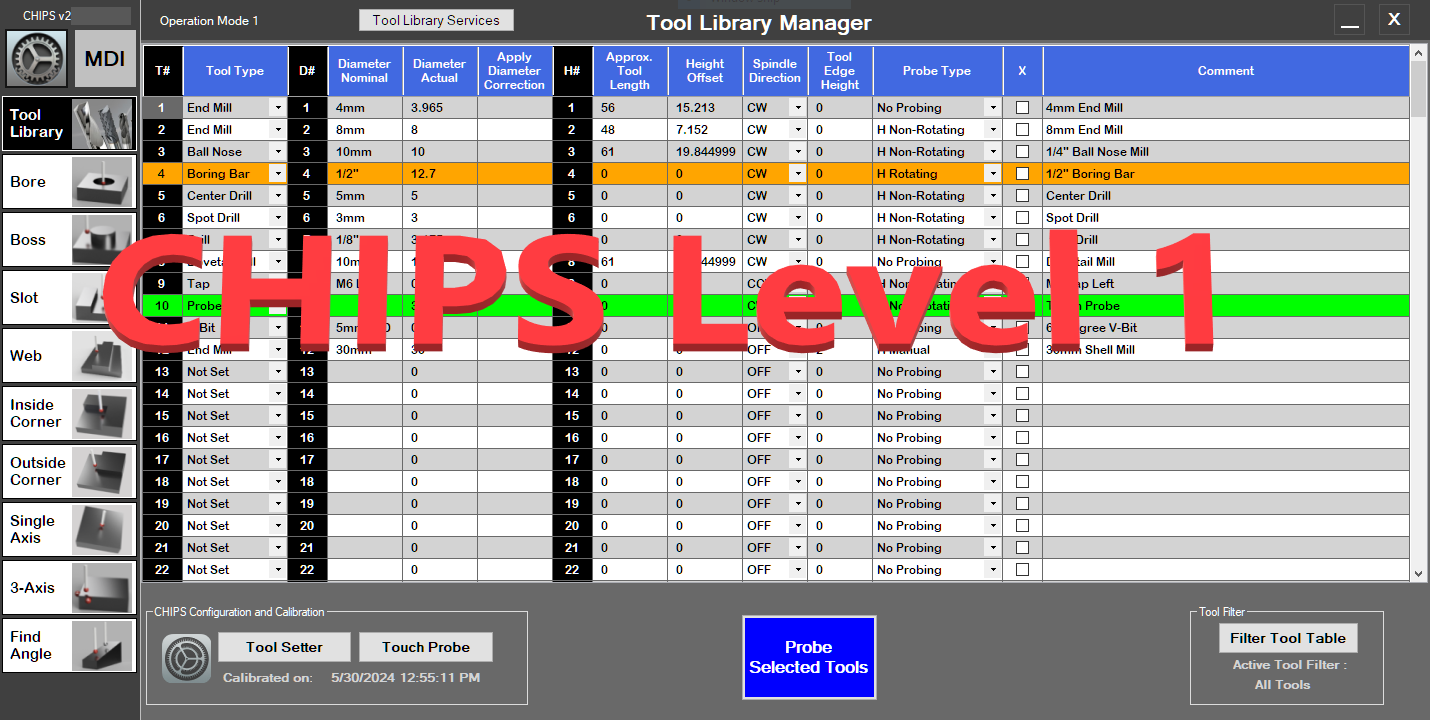 CHIPS Level 1 Add-On for Centroid CNC12