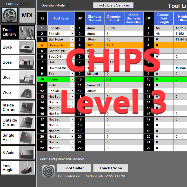 CHIPS Level 3 Add-On for Centroid CNC12